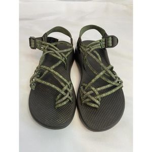 CHACO ZX/2 Women's Strappy‎ Green Waterproof Sport Sandal W/9